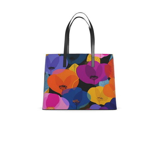 Retro Luxe Noir Kika Tote Bag