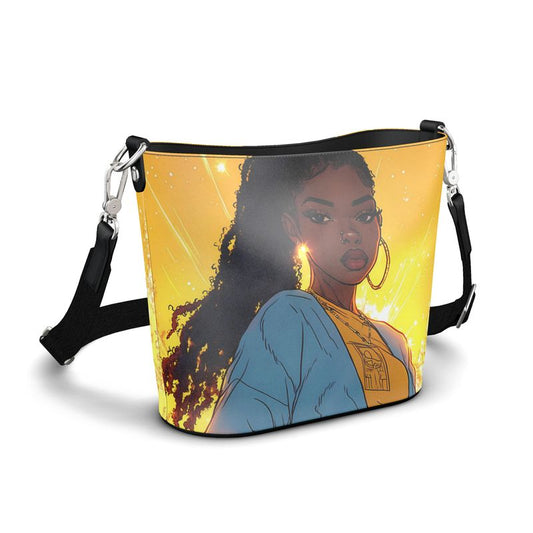 Penzance Large Leather Bucket Tote