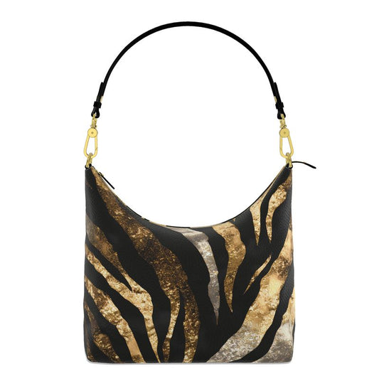 Golden Nova Square Hobo Bag