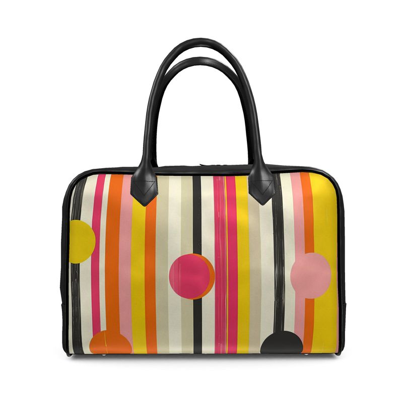 The Nova Polka-Stripes Holdall
