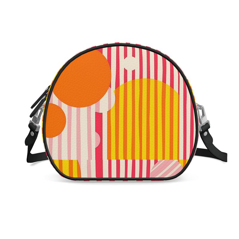 Oriah Nova™ Polka-stripes Round Box Bag