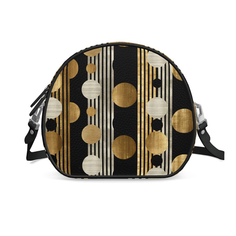 Oriah Nova™ Polka-stripes Round Box Bag