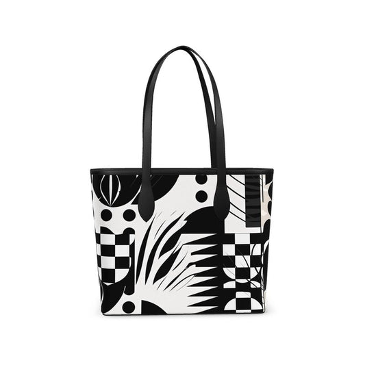Bloom Noir Mini Leather City Shopper