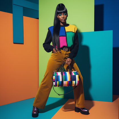 Oriah Nova™ Stripescape Duffle bag