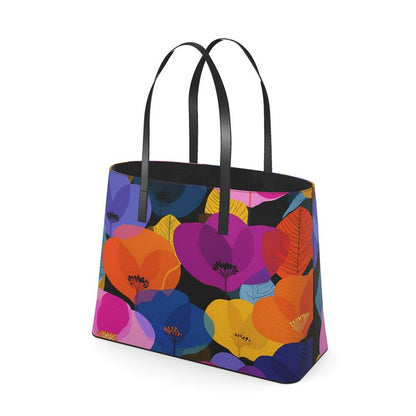 Retro Luxe Noir Kika Tote Bag