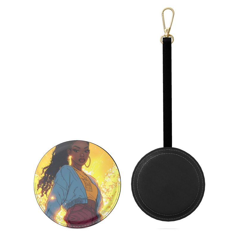 Leather Vanity Mirror