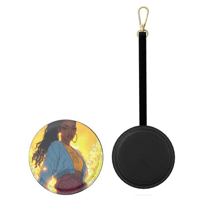 Leather Vanity Mirror