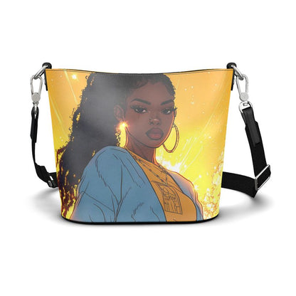 Penzance Large Leather Bucket Tote