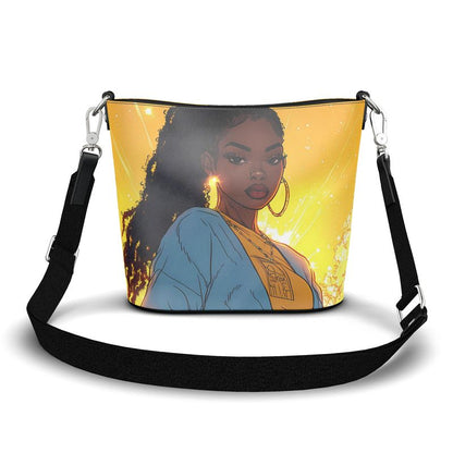 Penzance Large Leather Bucket Tote