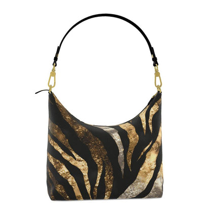 Golden Nova Square Hobo Bag