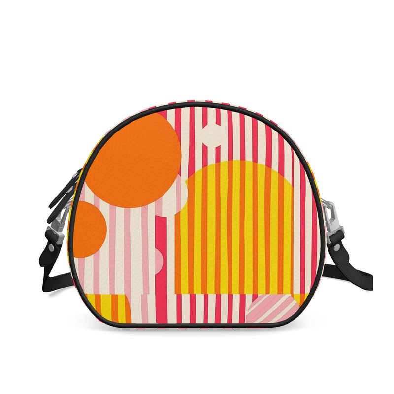 Oriah Nova™ Polka-stripes Round Box Bag