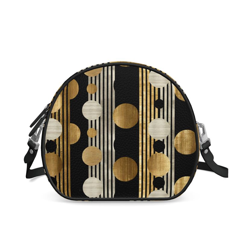 Oriah Nova™ Polka-stripes Round Box Bag