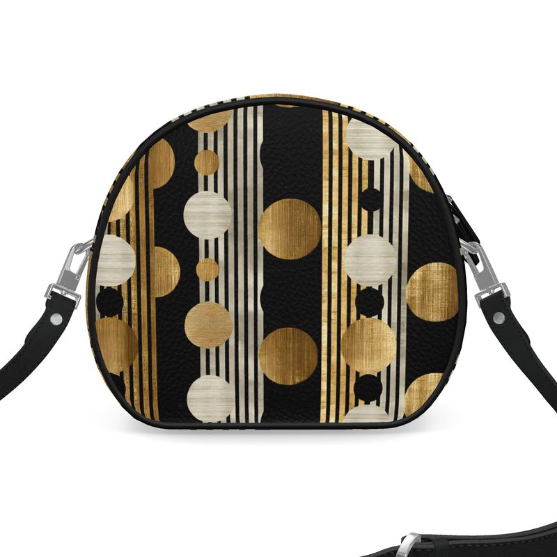 Oriah Nova™ Polka-stripes Round Box Bag
