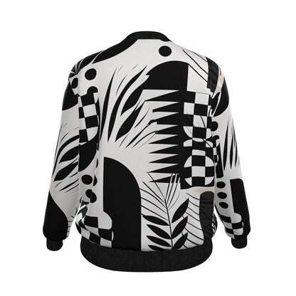 Bloom Noir Ladies Bomber Jacket