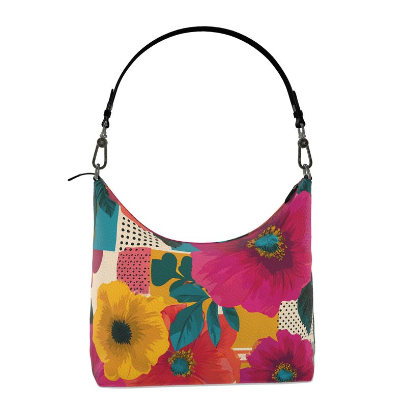 Bloomscape Square Hobo Bag