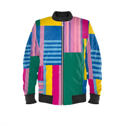 Oriah Nova™ Stripescape Mens Bomber Jacket